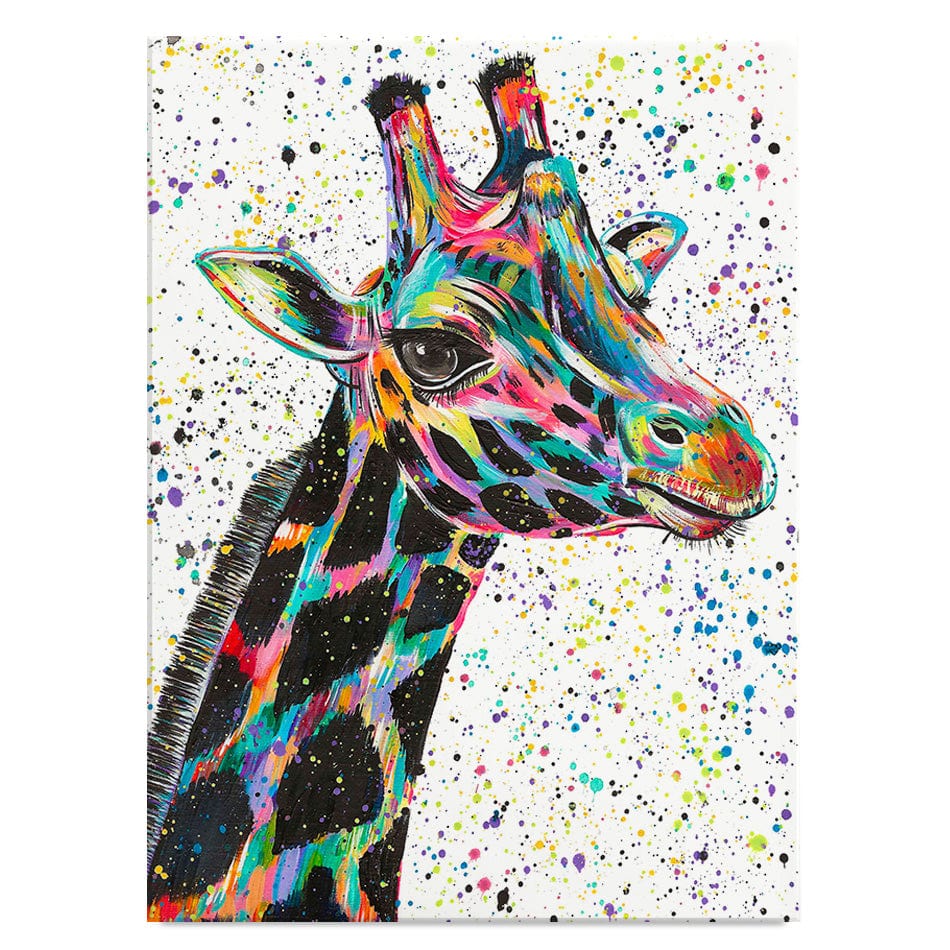 Giraffe Nora Canvas Print wall art product Emma LC Art