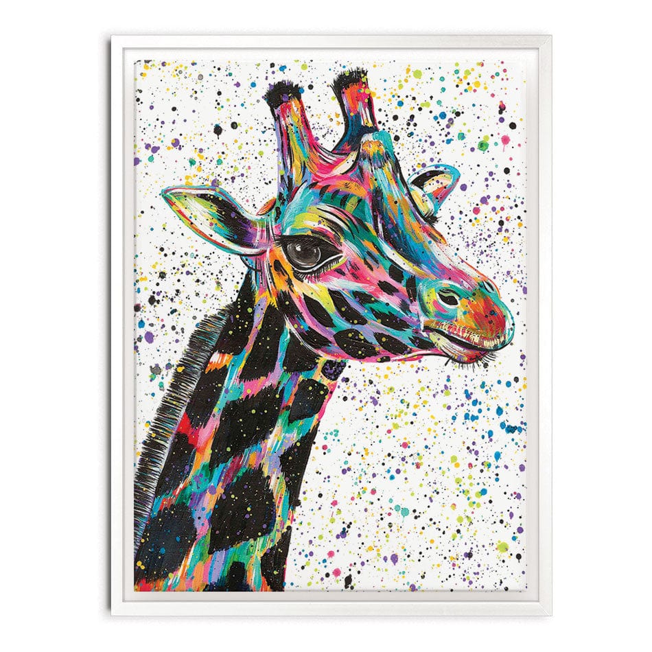 Giraffe Nora Canvas Print wall art product Emma LC Art