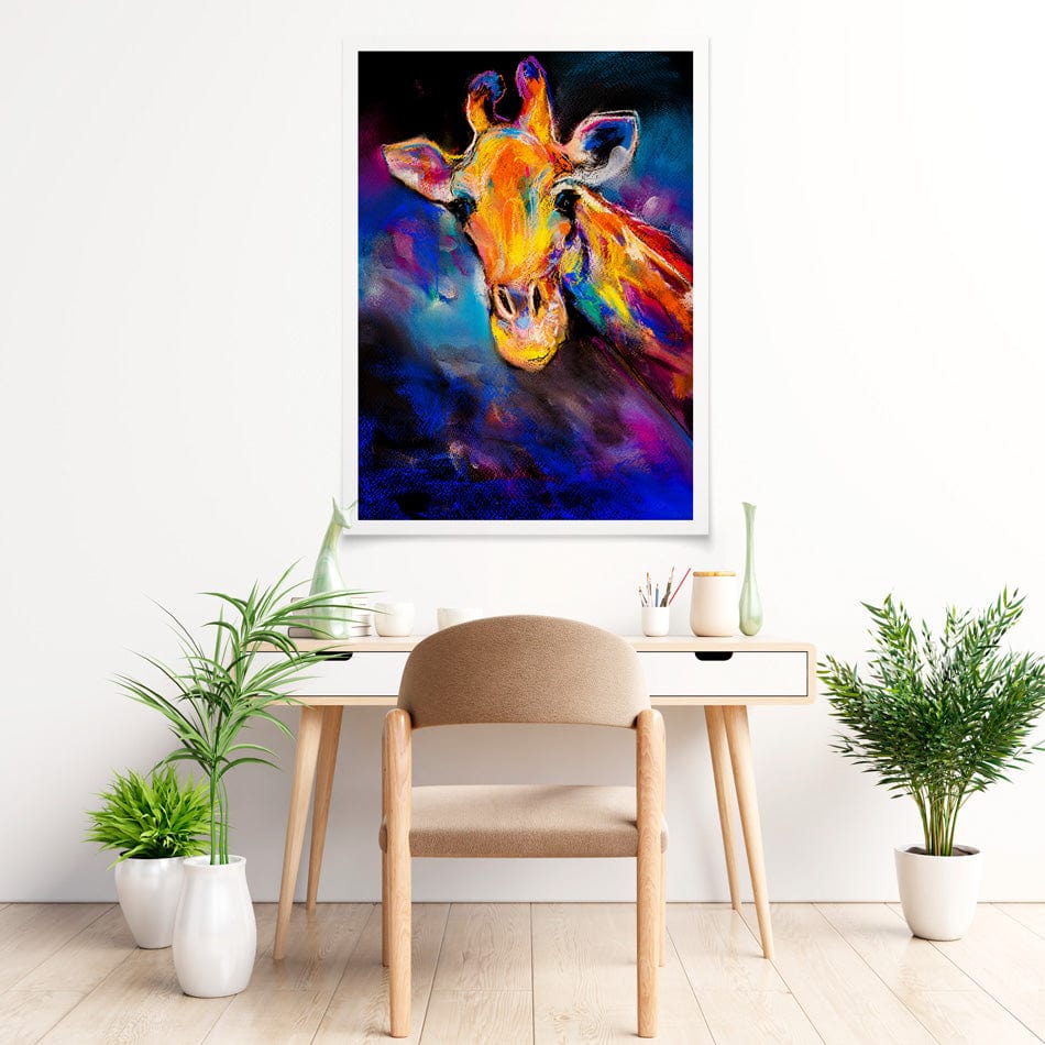 Giraffe Oil Painting Art Print wall art product Ivailo Nikolov / Shutterstock