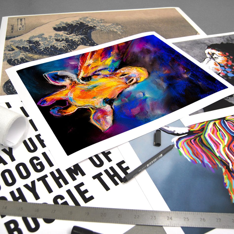 Giraffe Oil Painting Art Print wall art product Ivailo Nikolov / Shutterstock