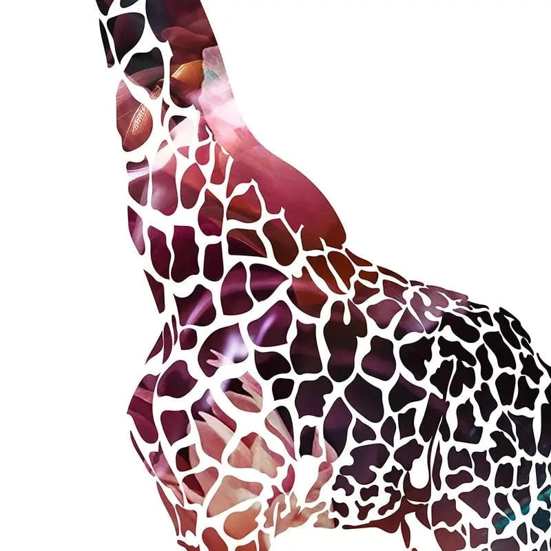 Giraffe On White Art Print Giraffe On White Art Print wall art product Sarah Manovski
