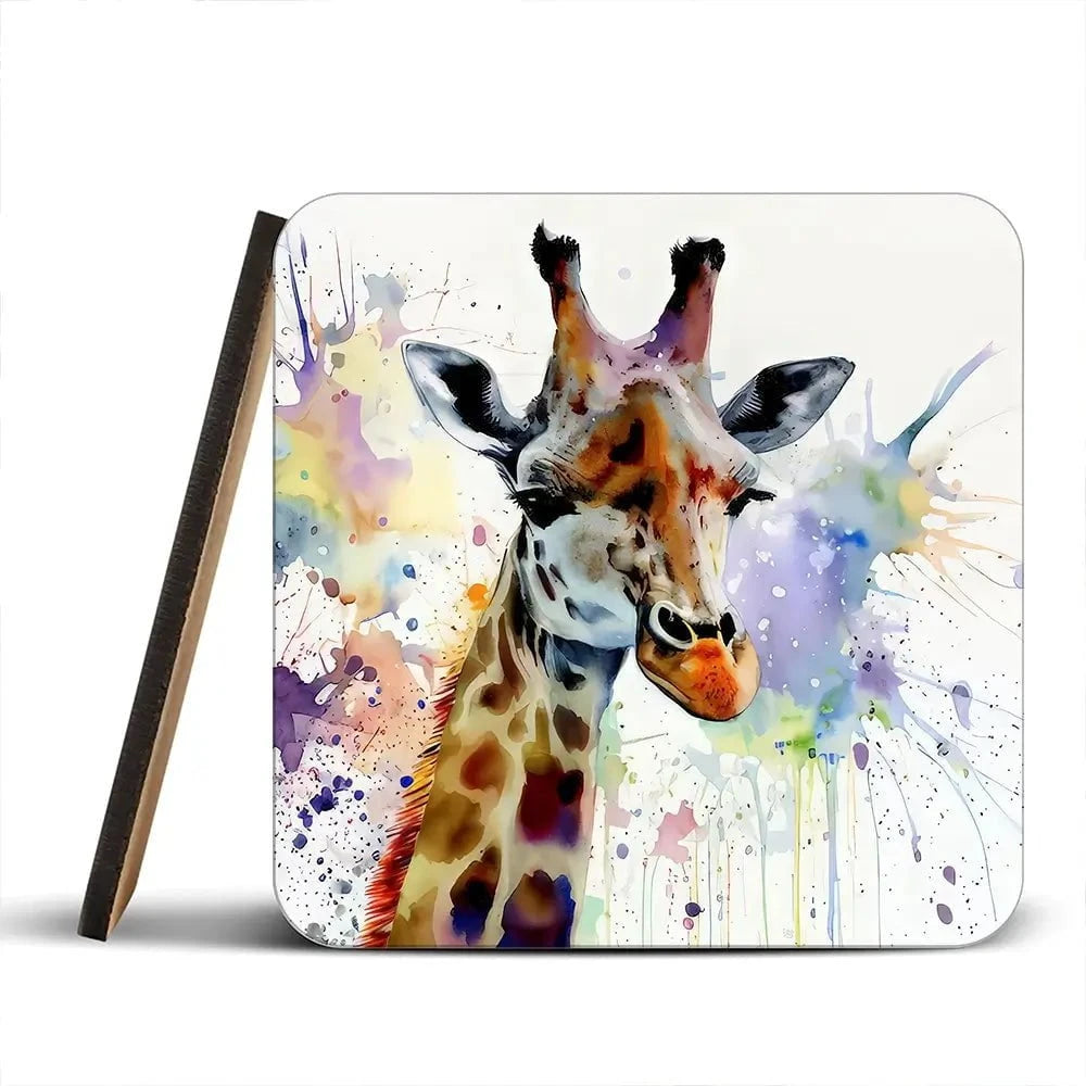 Giraffe Power Coaster Set Giraffe Power Coaster Set wall art product David Alexander Elder