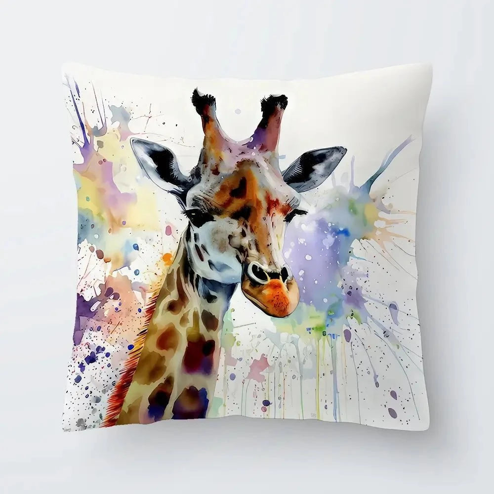 Giraffe Power Cushion Giraffe Power Cushion wall art product David Alexander Elder