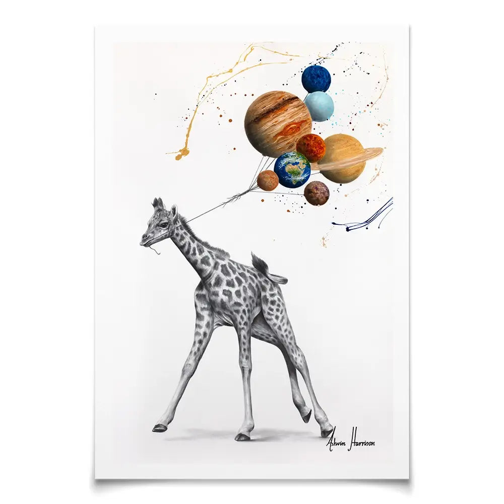Giraffe Universe Art Print Giraffe Universe Art Print wall art product Ashvin Harrison