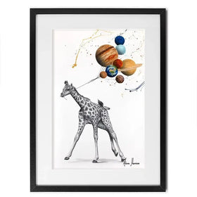 Giraffe Universe Framed Art Print Giraffe Universe Framed Art Print wall art product Ashvin Harrison
