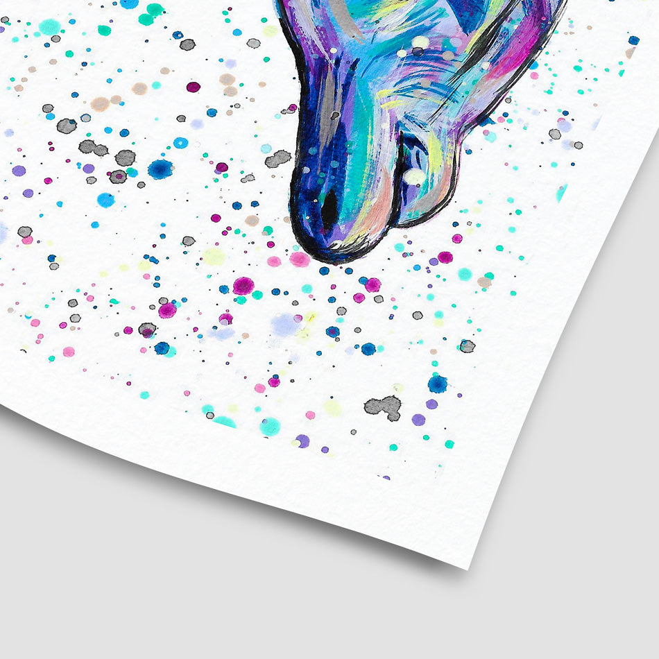 Giraffes Milly And Max Art Print Giraffes Milly And Max Art Print wall art product Emma LC Art
