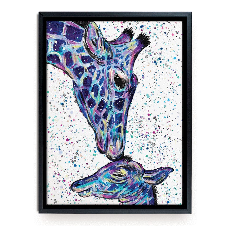 Giraffes Milly And Max Canvas Print wall art product Emma LC Art