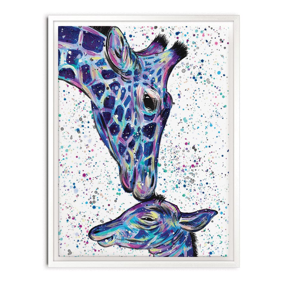 Giraffes Milly And Max Canvas Print wall art product Emma LC Art