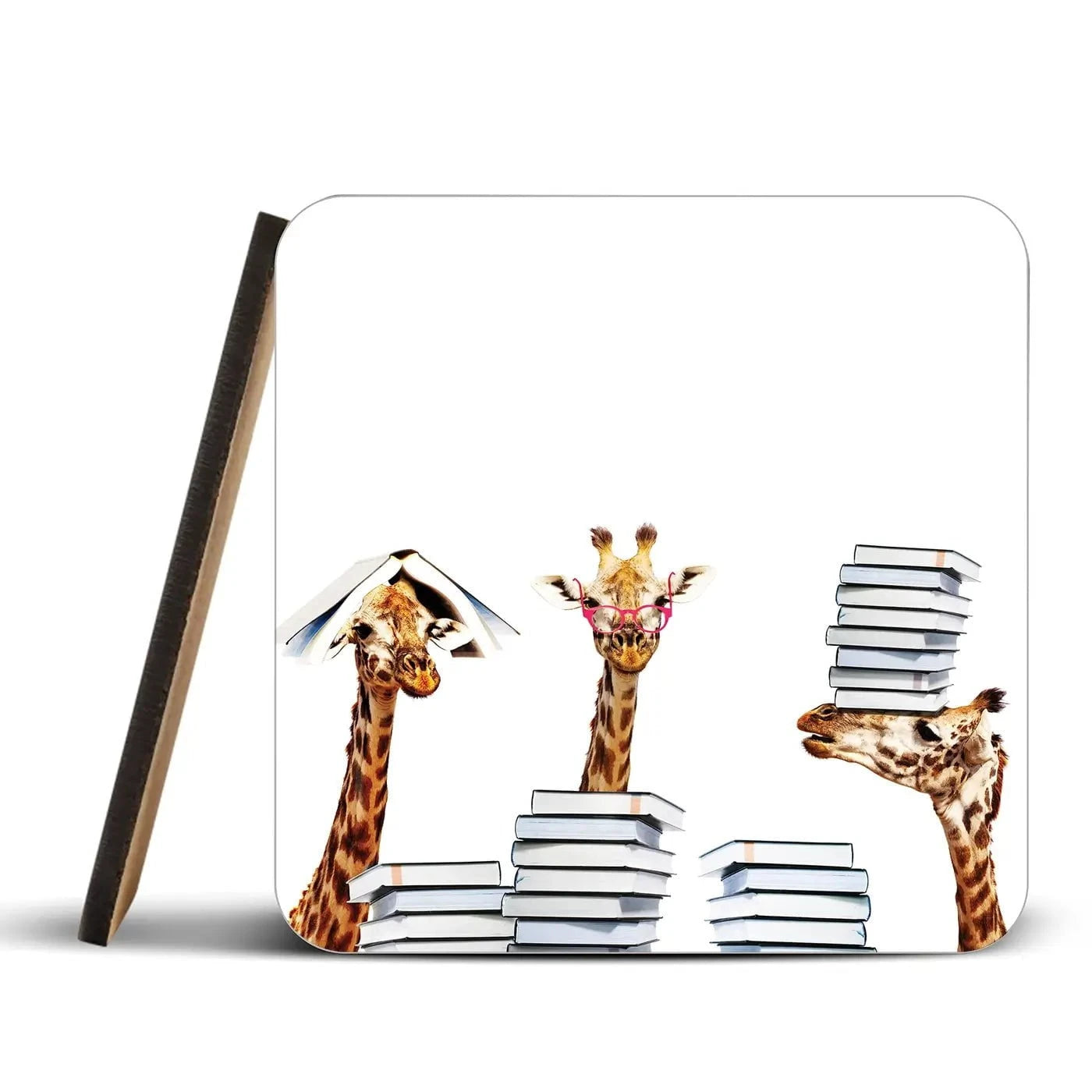 Giraffes With Books Coaster Set Rainbow Soul Tree Coaster Set | Rainbow Soul Tree Art Coasters wall art product Sergey Novikov / Shutterstock