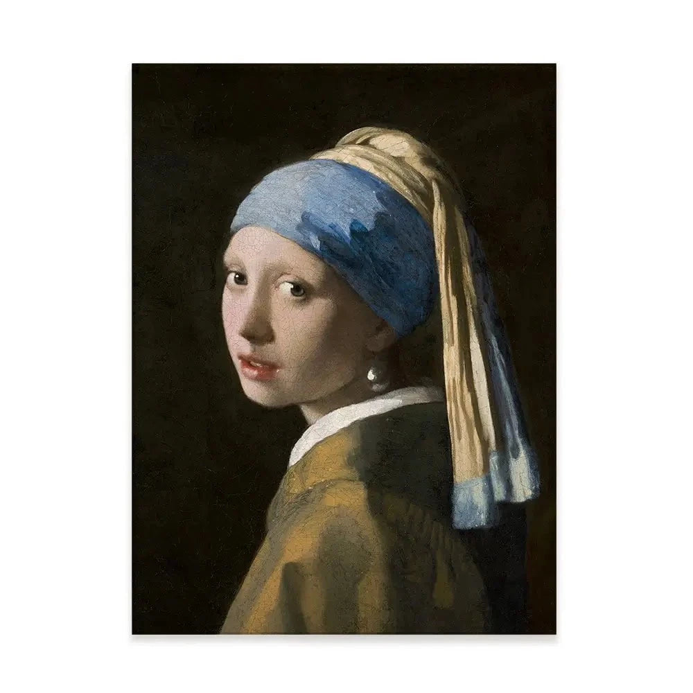 Girl With A Pearl Earring Canvas Print Girl With A Pearl Earring Canvas Print wall art product Johannes Vermeer
