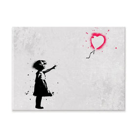 Girl With Balloon Canvas Print Girl With Balloon Canvas Print wall art product Banksy