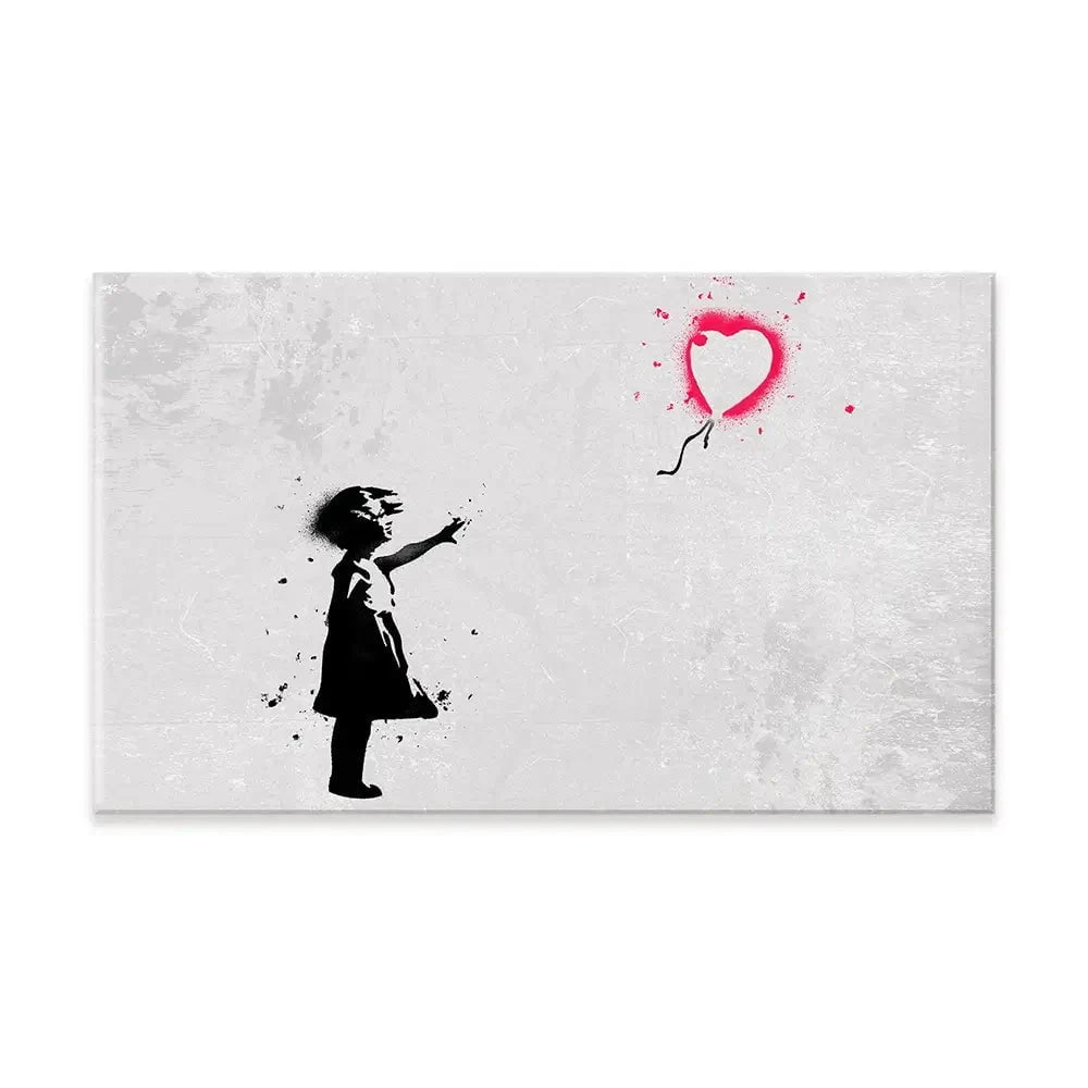 Girl With Balloon Canvas Print Girl With Balloon Canvas Print wall art product Banksy