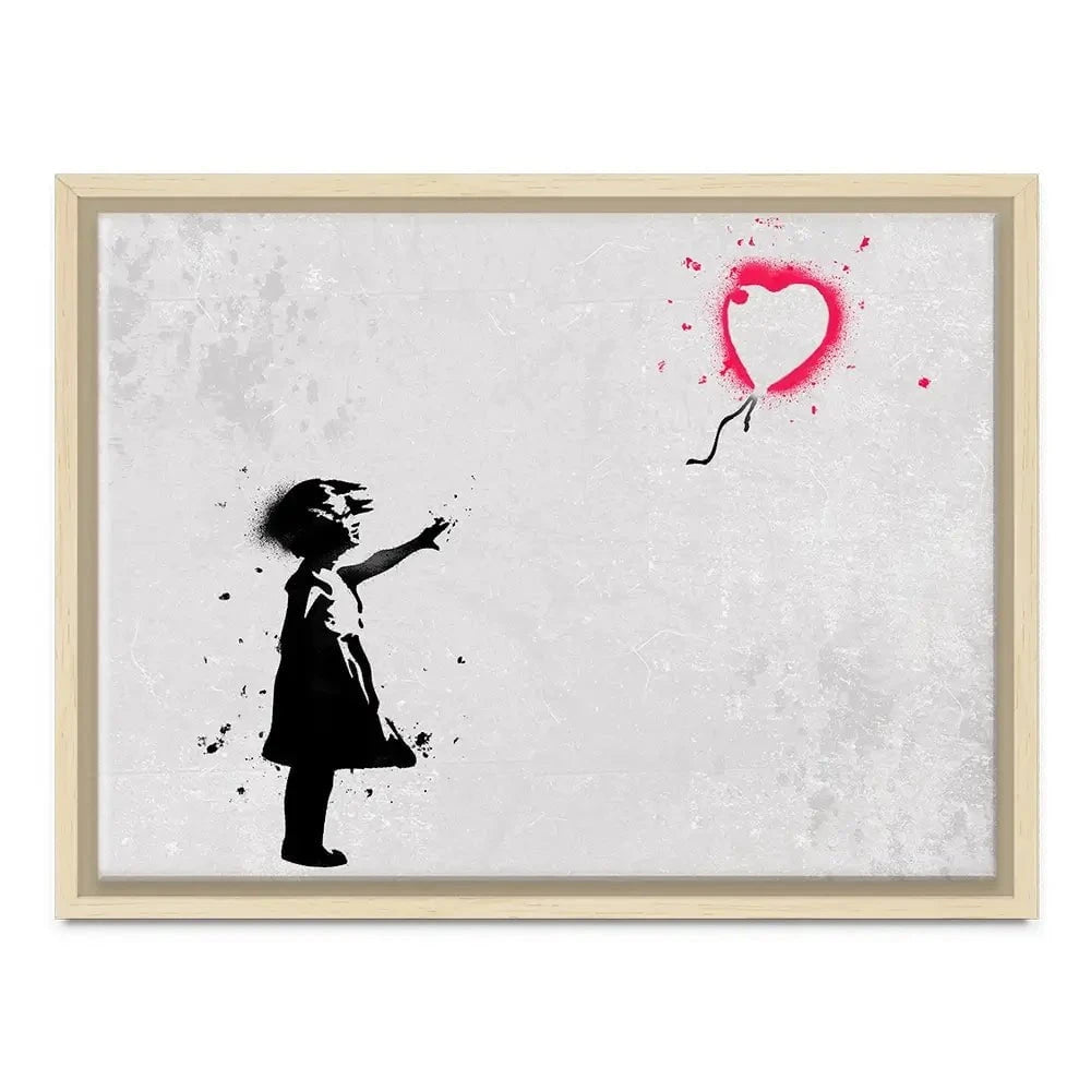 Girl With Balloon Canvas Print Girl With Balloon Canvas Print wall art product Banksy