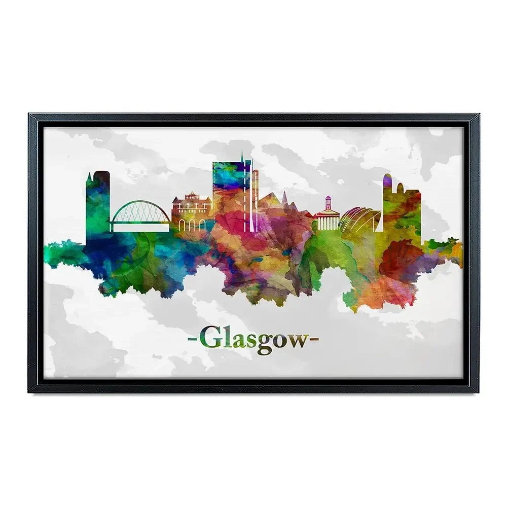 Glasgow In Colour Canvas Print Glasgow In Colour Canvas Print wall art product Towseef Dar / Shutterstock
