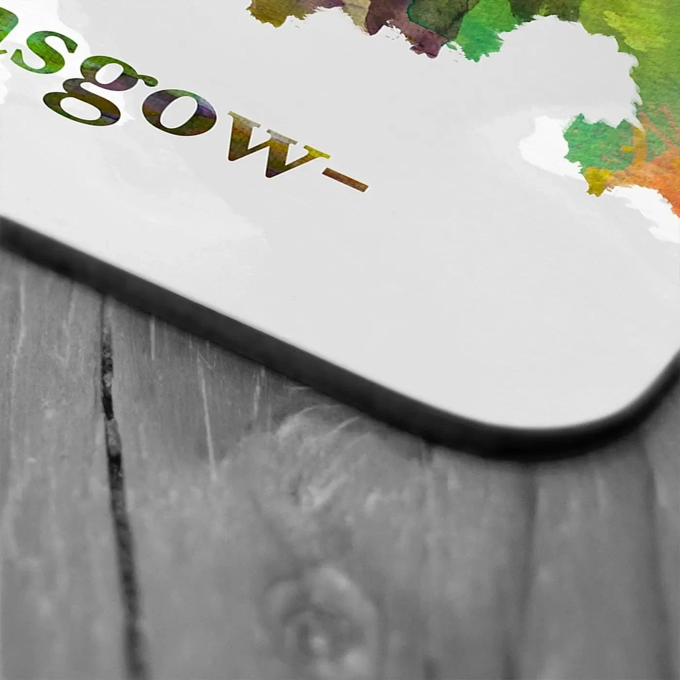 Glasgow In Colour Coaster Set Rainbow Soul Tree Coaster Set | Rainbow Soul Tree Art Coasters wall art product Towseef Dar / Shutterstock