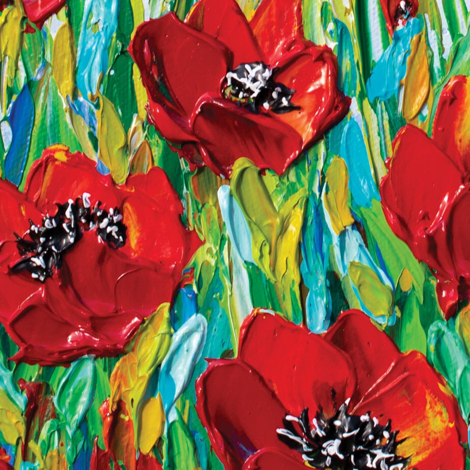 Glorious Poppies Framed Art Print wall art product Olga Tkachyk