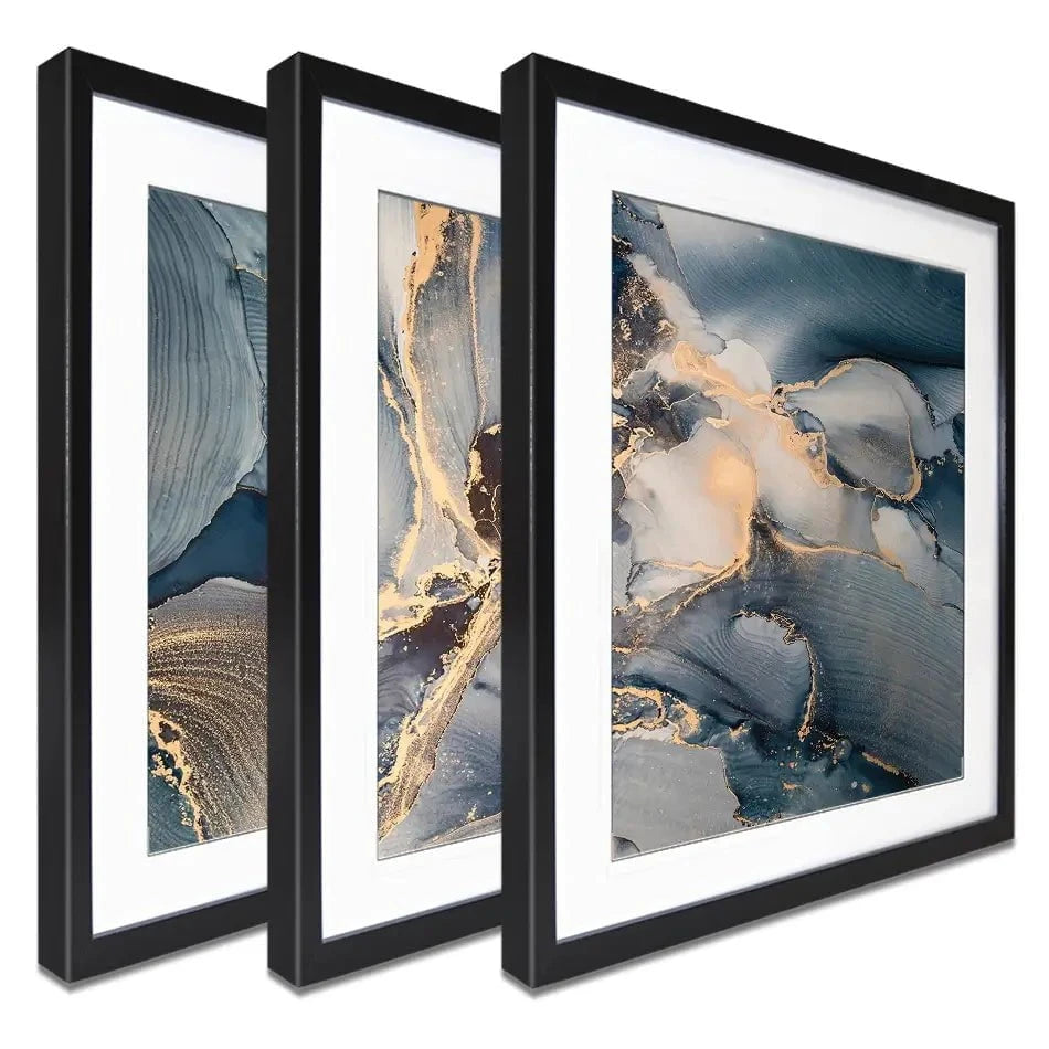 Glowing Marble Framed Art Print Trio Glowing Marble Framed Art Print Trio wall art product coldsun777 / Shutterstock