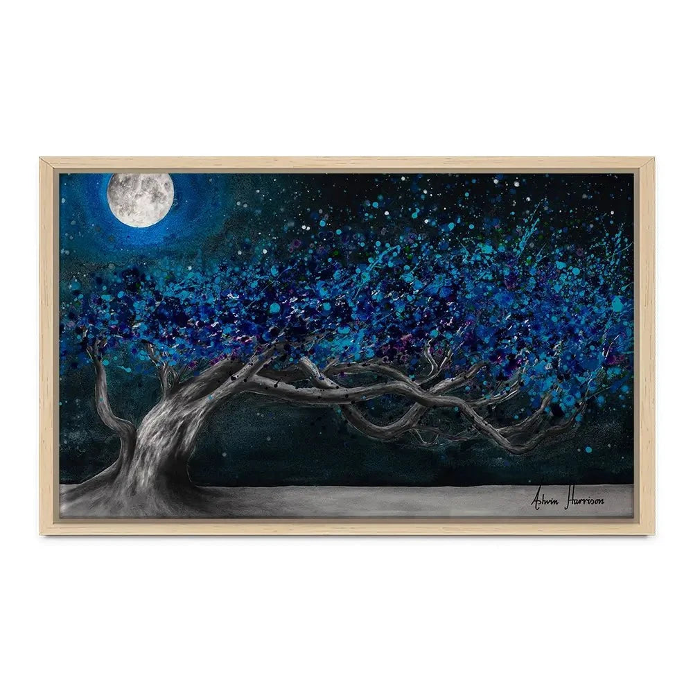 Glowing Midnight Tree Canvas Print Glowing Midnight Tree Canvas Print wall art product Ashvin Harrison