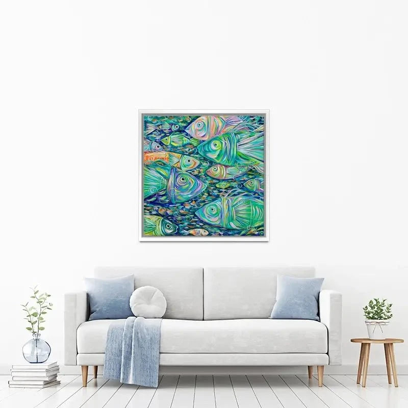 Go Fishing Canvas Print Go Fishing Canvas Print wall art product Estelle Grengs - Independent