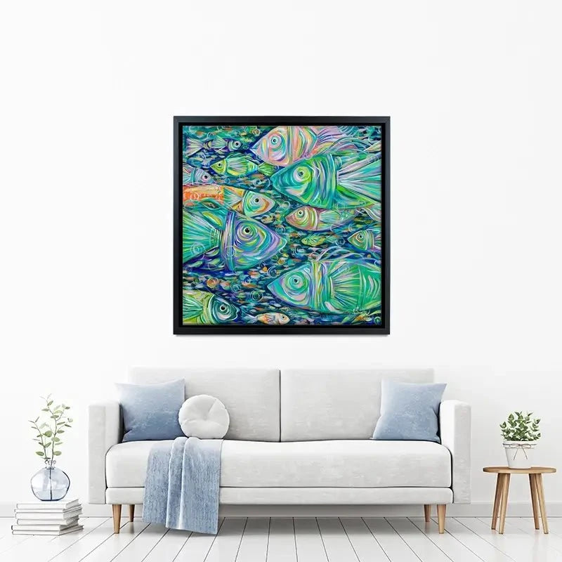 Go Fishing Canvas Print Go Fishing Canvas Print wall art product Estelle Grengs - Independent