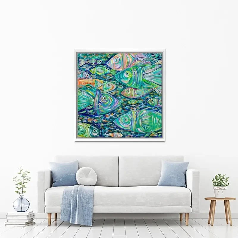 Go Fishing Canvas Print Go Fishing Canvas Print wall art product Estelle Grengs - Independent