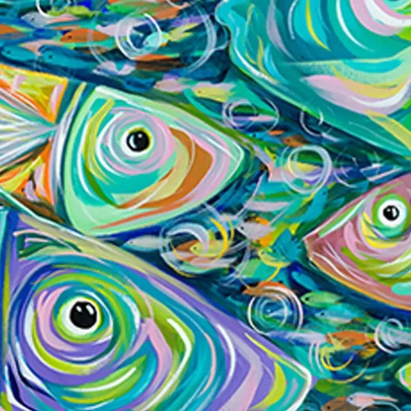 Go Fishing Framed Art Print Go Fishing Framed Art Print wall art product Estelle Grengs - Independent