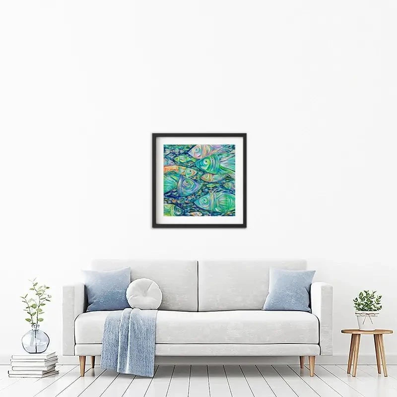 Go Fishing Framed Art Print Go Fishing Framed Art Print wall art product Estelle Grengs - Independent
