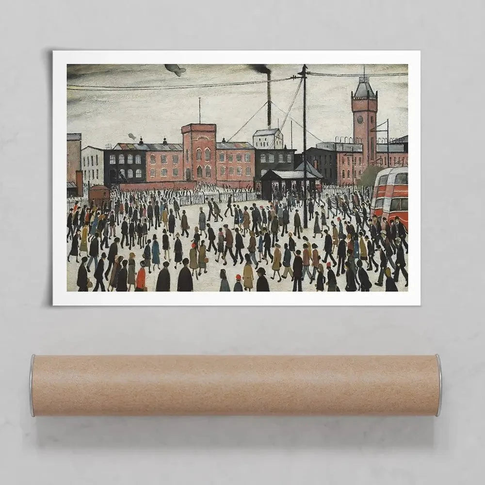 Going To Work Art Print Going To Work Art Print wall art product L.S.Lowry