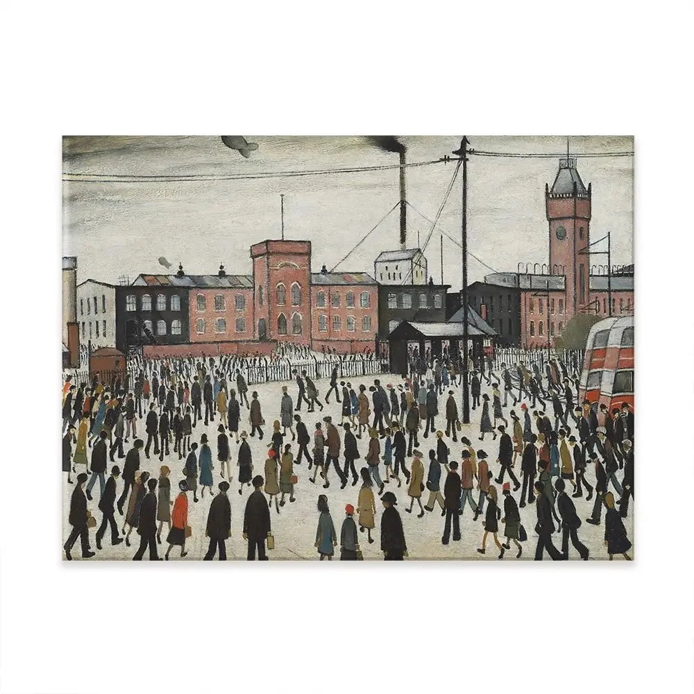 Going To Work Canvas Print Going To Work Canvas Print wall art product L.S.Lowry