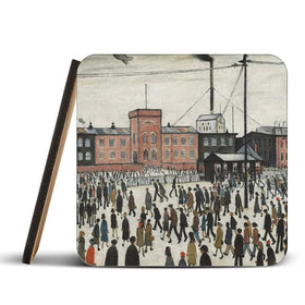 Going To Work Coaster Set Rainbow Soul Tree Coaster Set | Rainbow Soul Tree Art Coasters wall art product L.S.Lowry