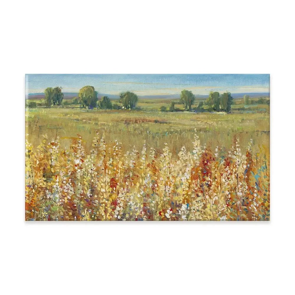 Gold And Red Field Canvas Print Gold And Red Field Canvas Print wall art product Tim O'Toole