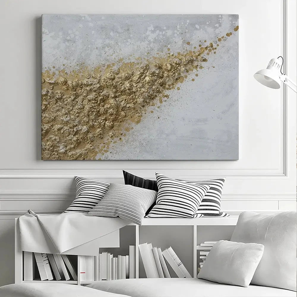 Gold Corner Canvas Print Gold Corner Canvas Print wall art product Maria Moretti