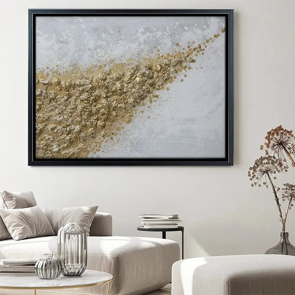 Gold Corner Canvas Print Gold Corner Canvas Print wall art product Maria Moretti