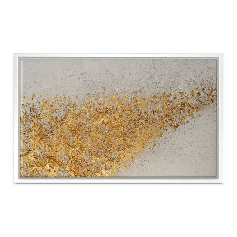 Gold Flow Canvas Print Gold Flow Canvas Print wall art product Maria Moretti