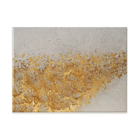 Gold Flow Canvas Print Gold Flow Canvas Print wall art product Maria Moretti