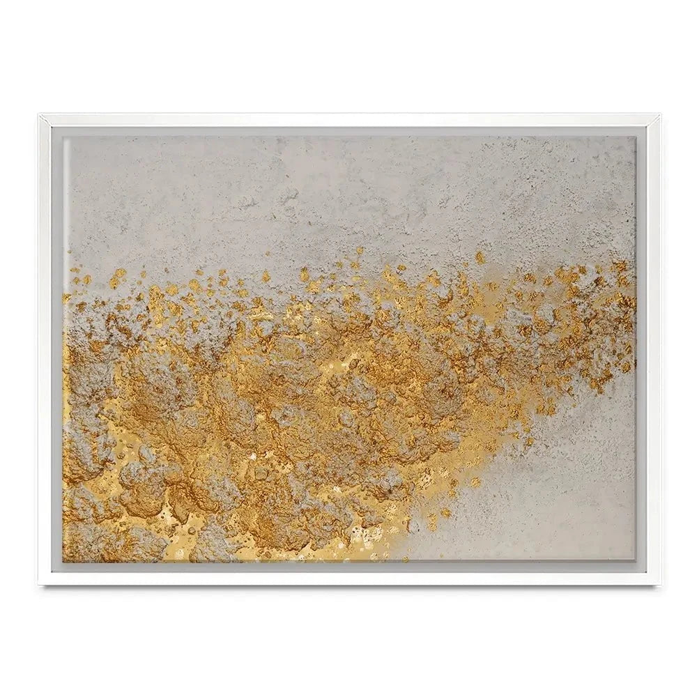 Gold Flow Canvas Print Gold Flow Canvas Print wall art product Maria Moretti