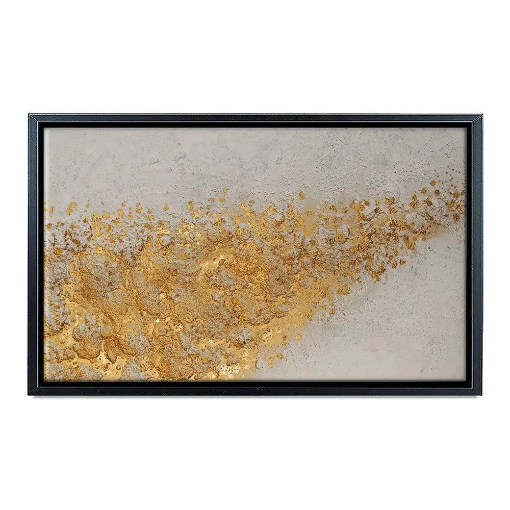 Gold Flow Canvas Print Gold Flow Canvas Print wall art product Maria Moretti
