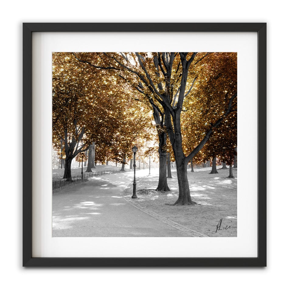 Gold Path Framed Art Print wall art product Aimee Linzi