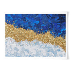 Gold Print Art Print wall art product Olga Tkachyk