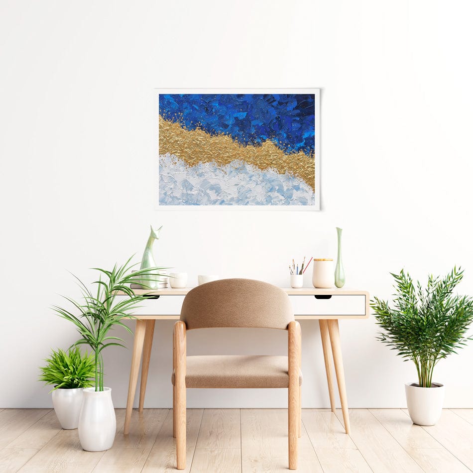 Gold Print Art Print wall art product Olga Tkachyk