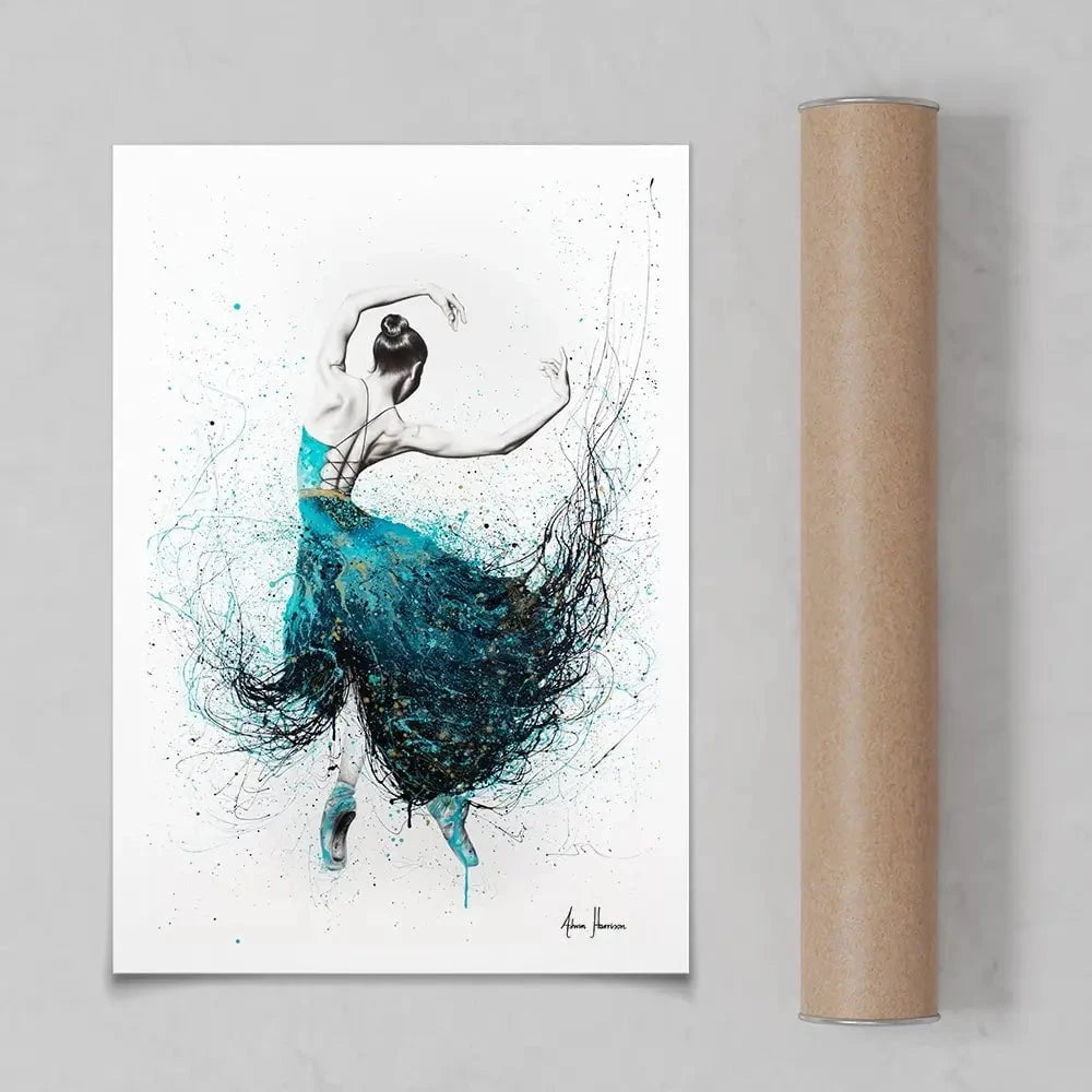 Gold River Dance Art Print Gold River Dance Art Print wall art product Ashvin Harrison