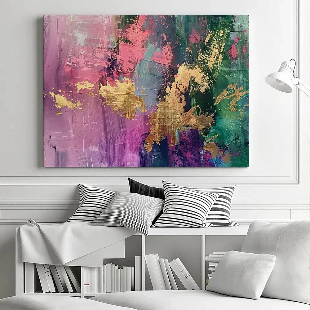 Gold Touched Abstract Canvas Print Gold Touched Abstract Canvas Print wall art product LSR Design Studio - Independent