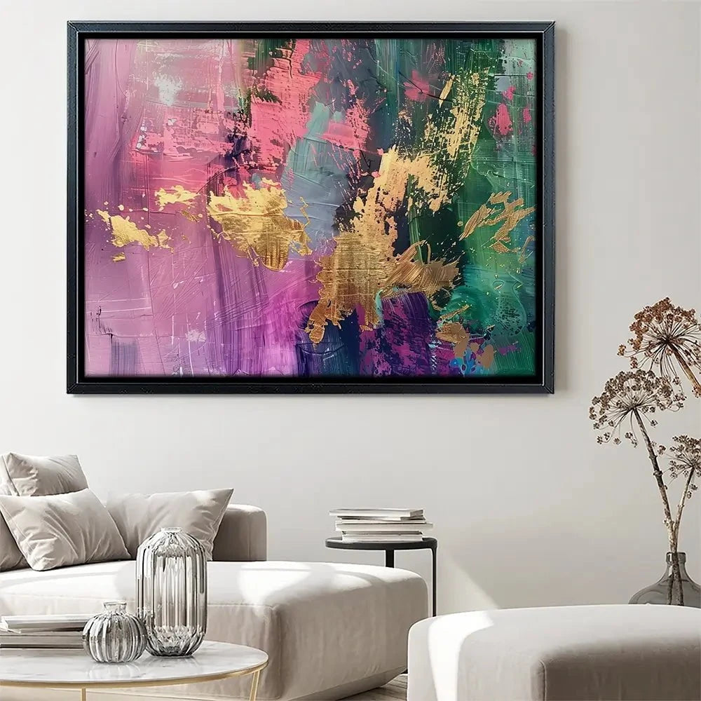 Gold Touched Abstract Canvas Print Gold Touched Abstract Canvas Print wall art product LSR Design Studio - Independent