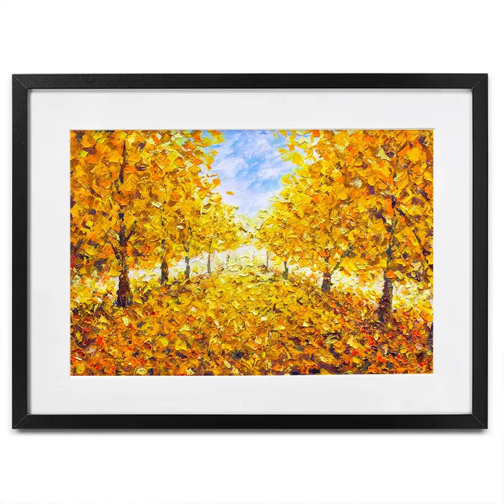 Golden Autumn Framed Art Print Golden Autumn Framed Art Print wall art product Valery Rybakow / Shutterstock