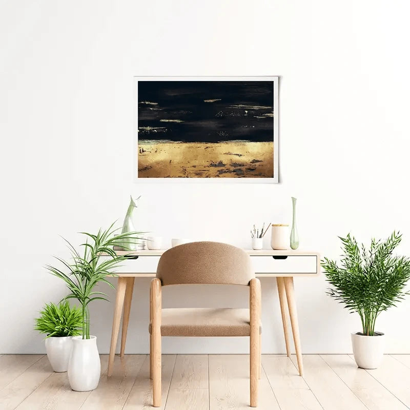 Golden Black River Art Print Golden Black River Art Print wall art product Svetlana Aleynikova