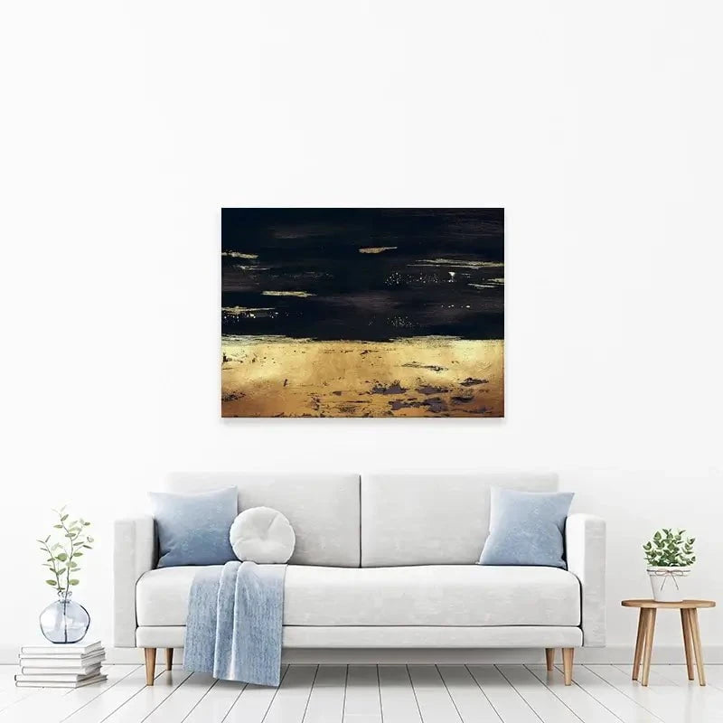 Golden Black River Canvas Print Golden Black River Canvas Print wall art product Svetlana Aleynikova