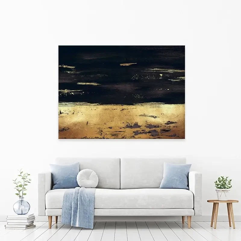 Golden Black River Canvas Print Golden Black River Canvas Print wall art product Svetlana Aleynikova