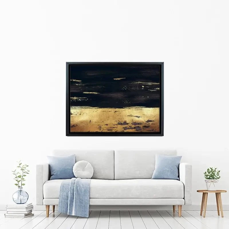 Golden Black River Canvas Print Golden Black River Canvas Print wall art product Svetlana Aleynikova
