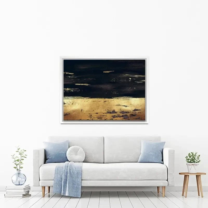 Golden Black River Canvas Print Golden Black River Canvas Print wall art product Svetlana Aleynikova