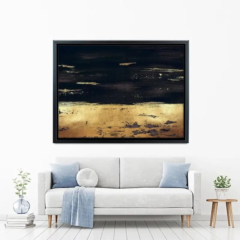 Golden Black River Canvas Print Golden Black River Canvas Print wall art product Svetlana Aleynikova
